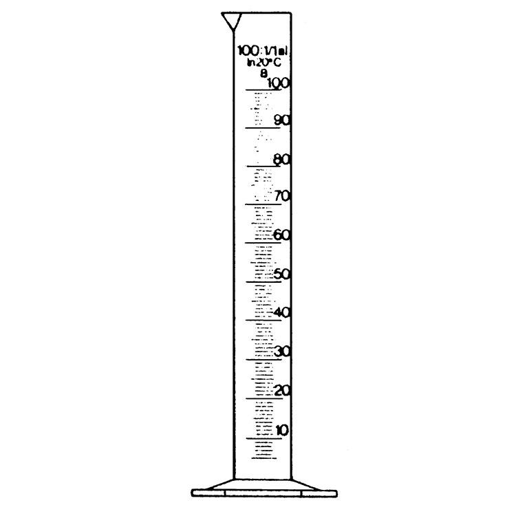 28 Collection Of 50 Ml Graduated Cylinder Drawing - Measuring - Clip Art  Library